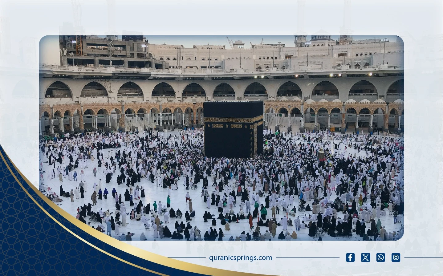 Pilgrims during Hajj Guide 2023 at Kaaba